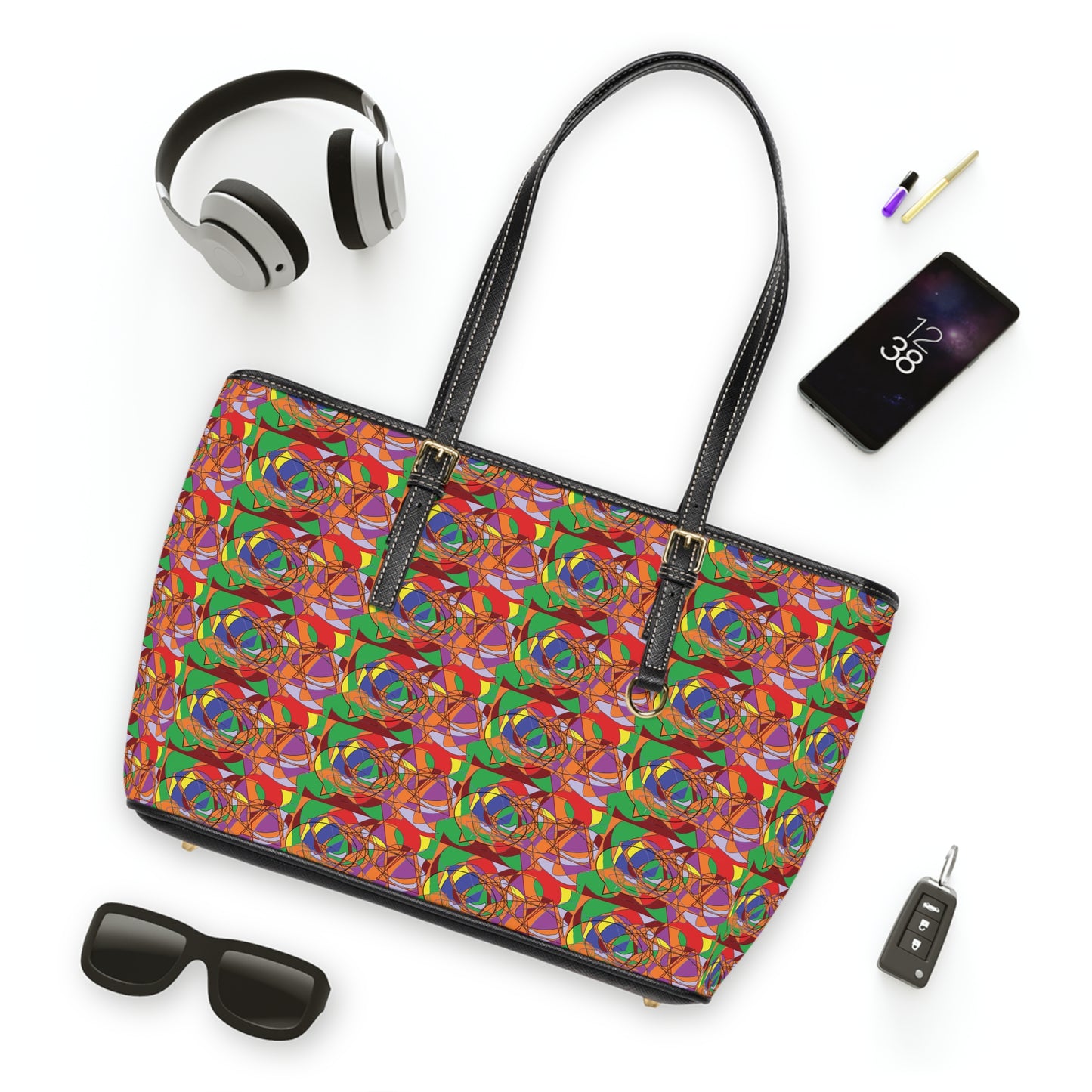 Chic PU Leather Shoulder Bag, Stylish Handbag, Everyday Use Tote, Fashionable Accessory, Gift for Her, Trendy Purse