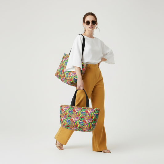 Vibrant Bag - Colorful Insulated Tote for Work, Picnics, Gifts, Eco-Friendly, Fun Design
