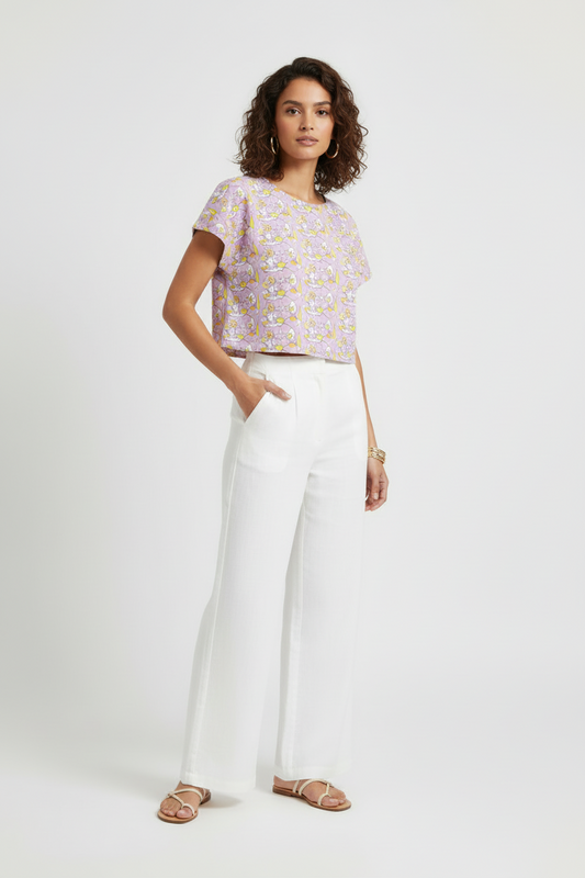 Ladies floral Crop Top