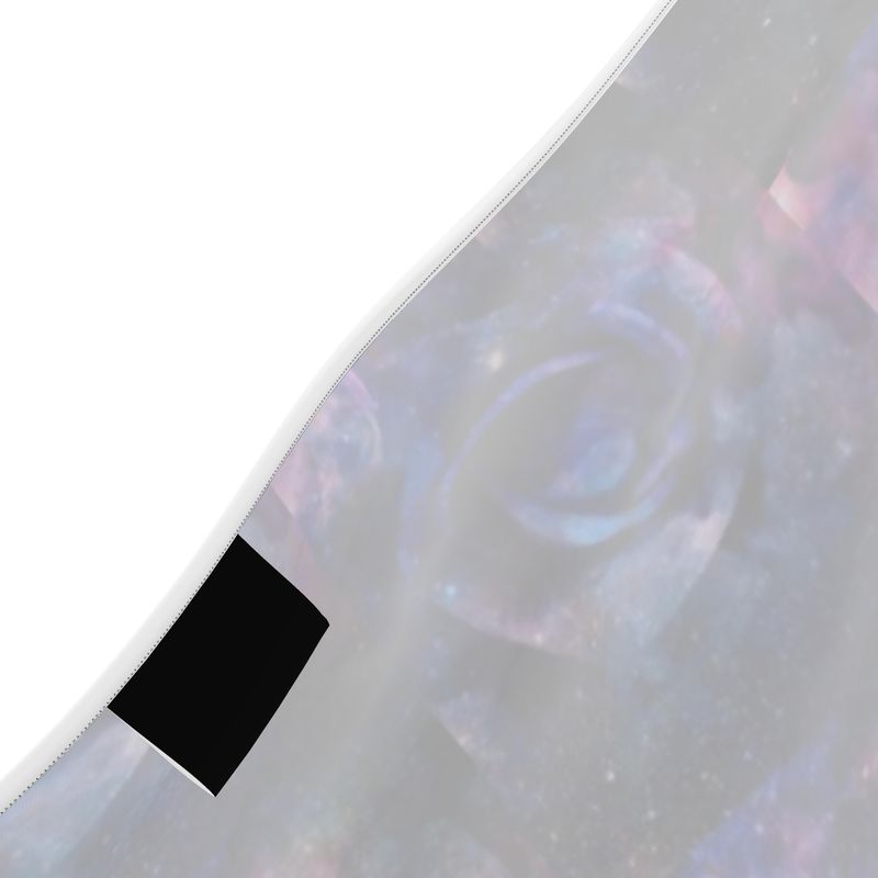 Midnight Bloom Asymmetrical Halter Gown-Halterneck backless dress