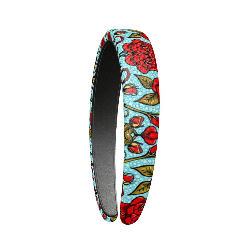 Midnight Rose Leather- Headband