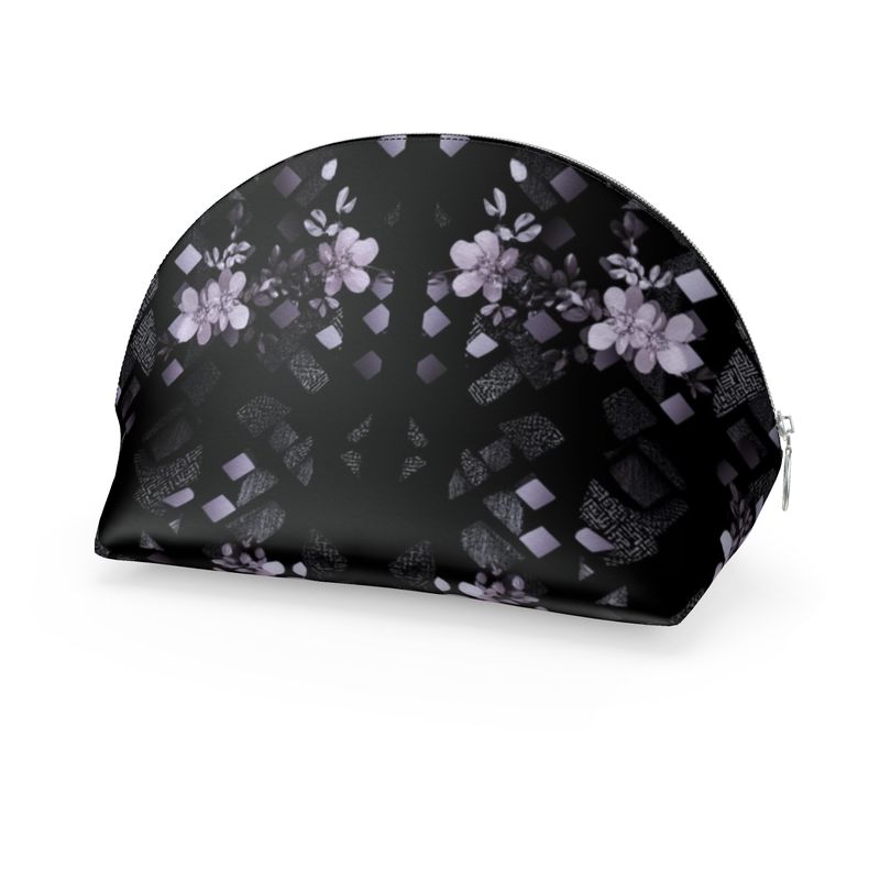 Midnight Blossom Shell Coin Purse