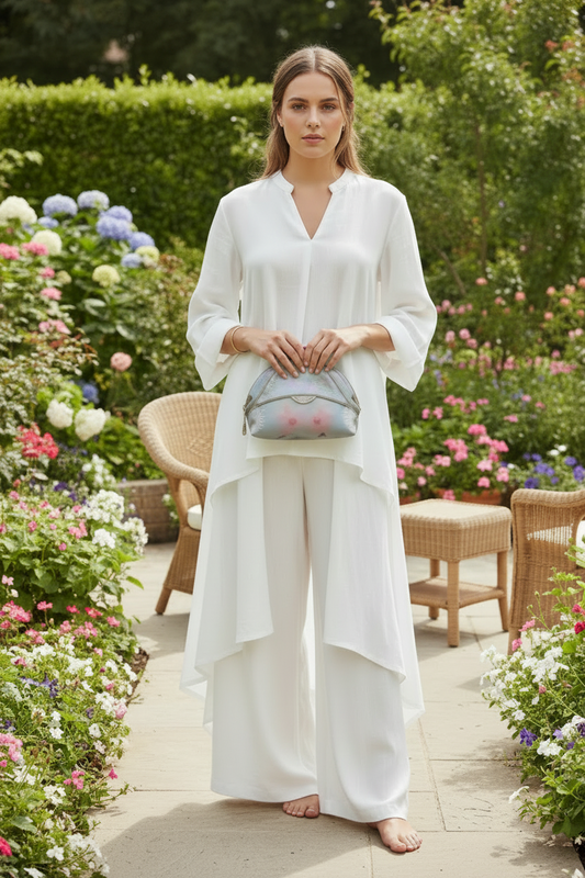 Blossom Luxe Shell Coin Purse