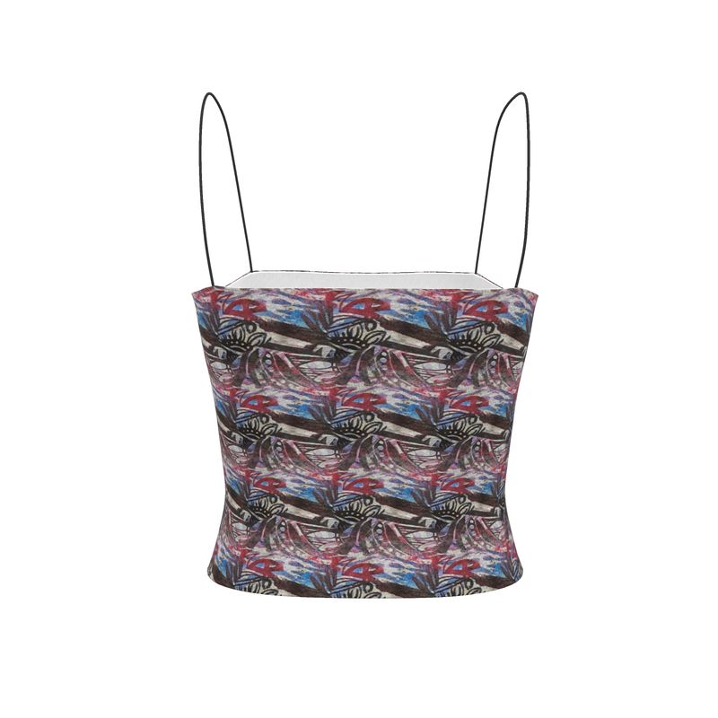Midnight Garden SilkLadies Strappy Top