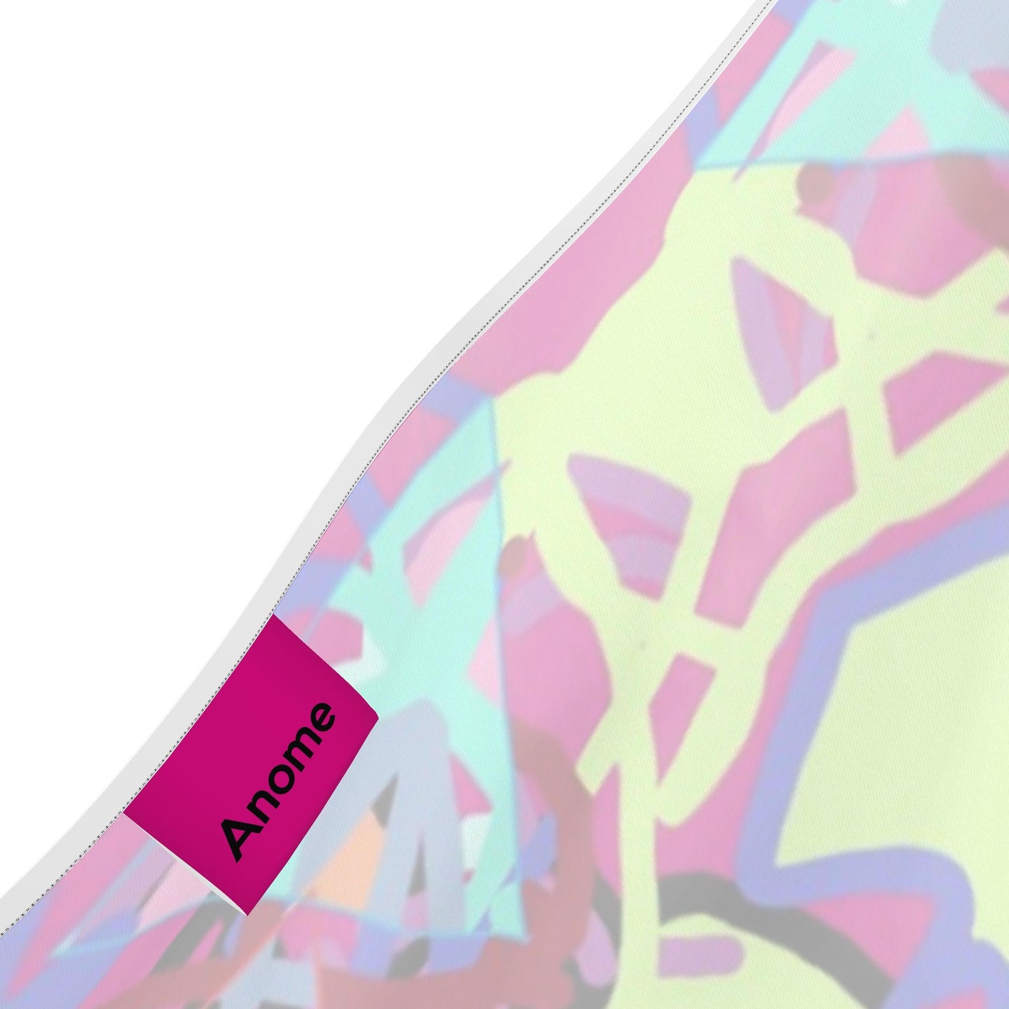 Colorful Halterneck Backless Maxi Dress | Neon Abstract Print Summer