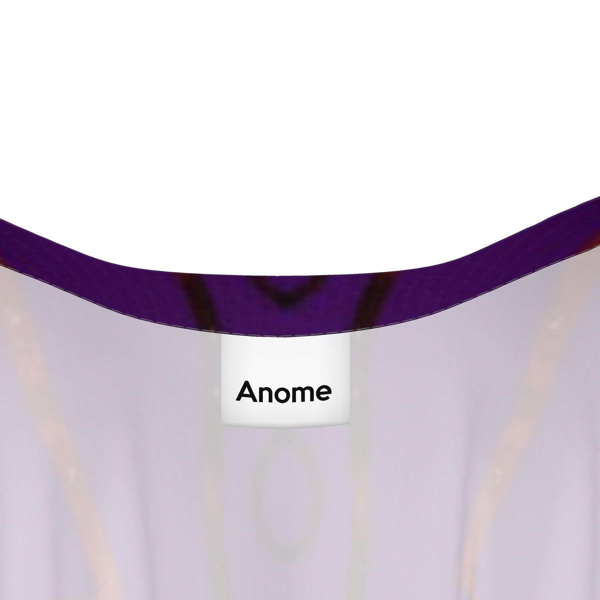 Crimson Cascade Purple Kaftan Dress