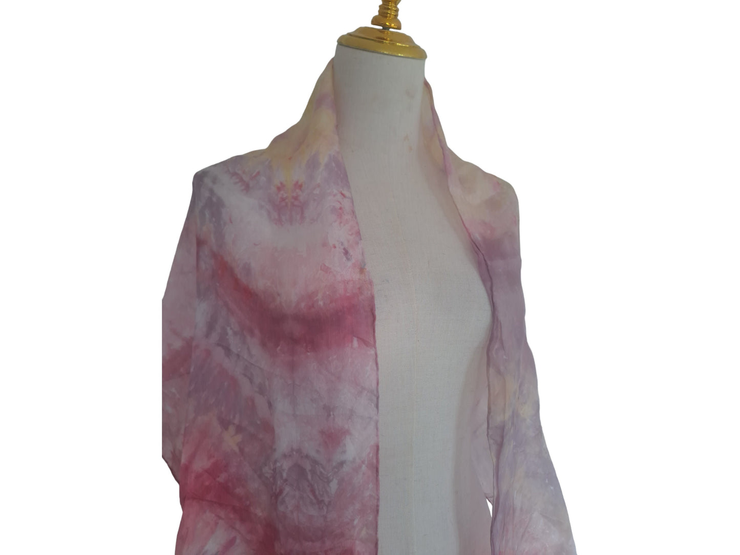 Handmade Pastel Pink Shawl: Long Fashionable Scarf