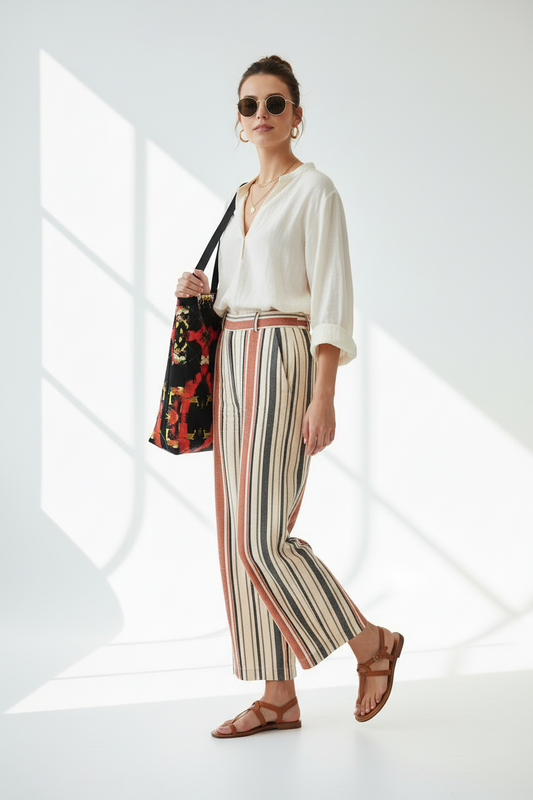 Artistic Print Canvas Tote Bag