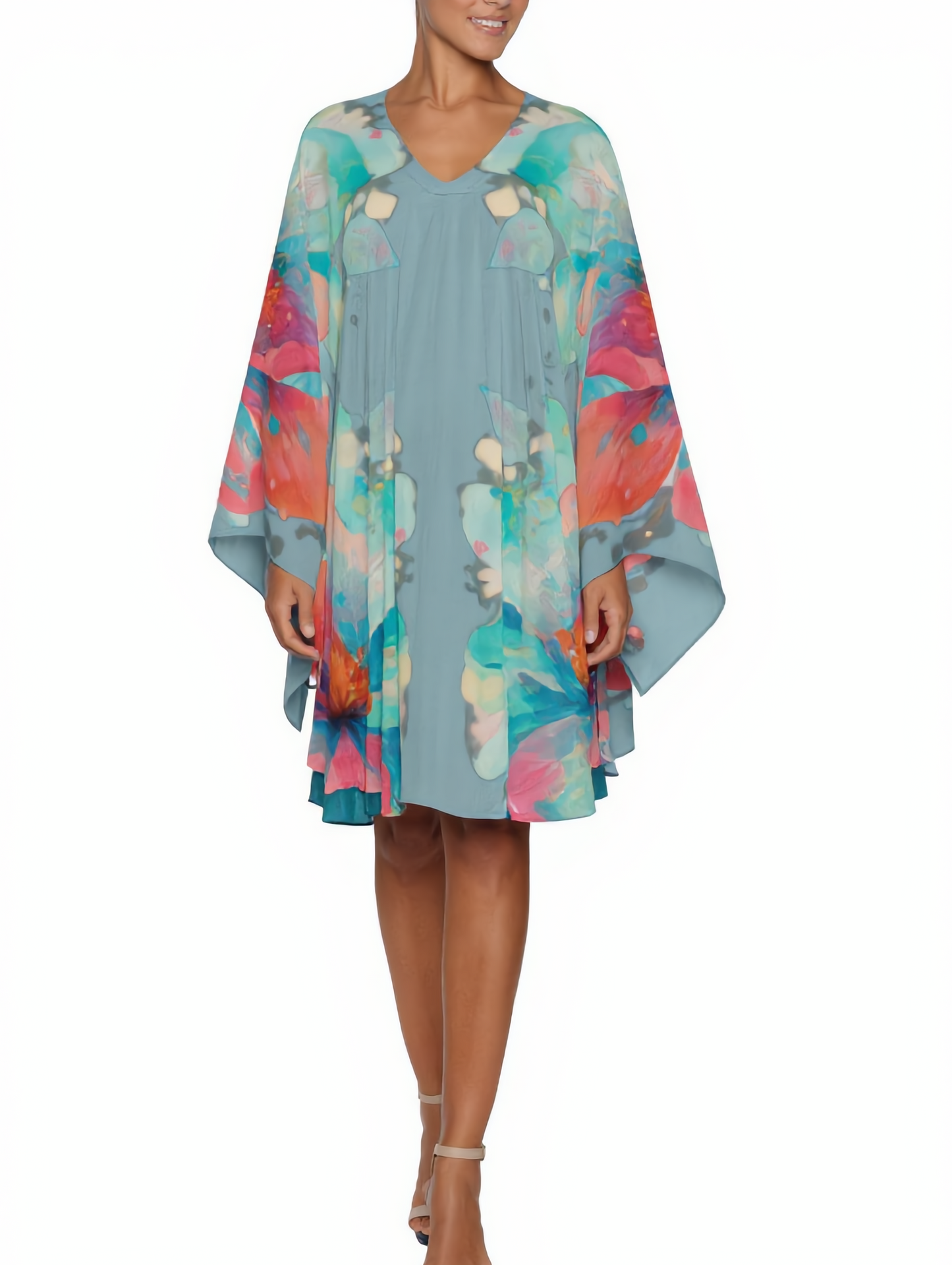 Kaftan Floral Beach Top- Everyday Top