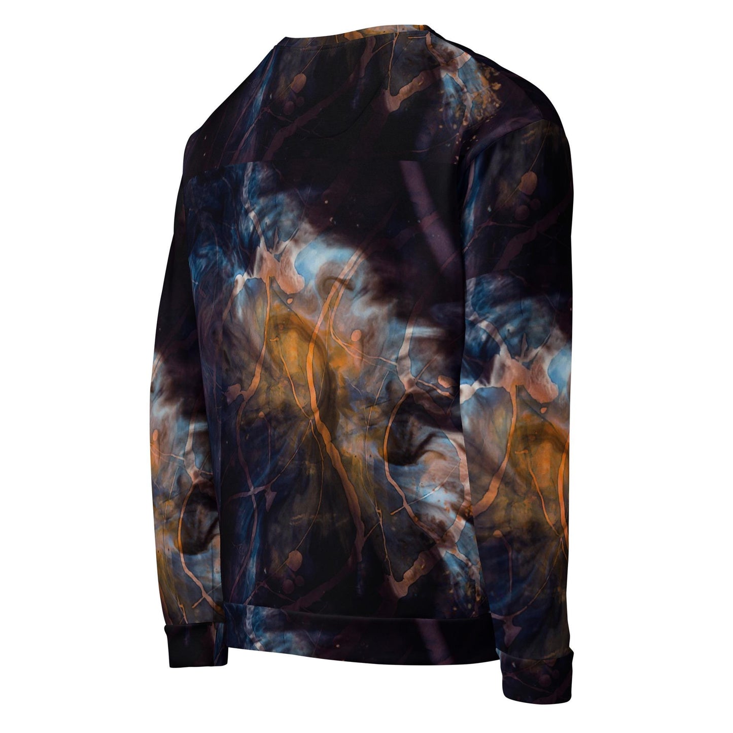 Black Galaxy Sweatshirt: Unisex Gothic Style Jumper