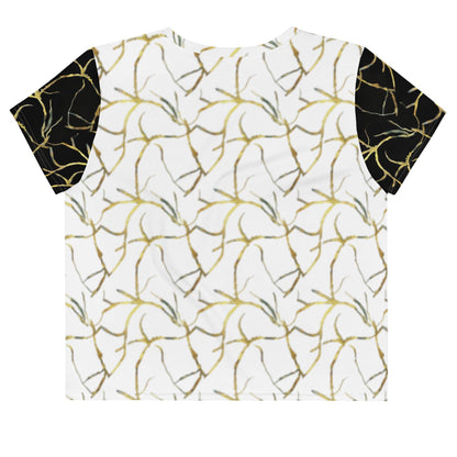 Chic Floral ice breaker Crop Top for Women - Stylish & Comfortable