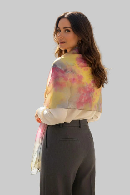 Multi Coloured Scarf | Vibrant & Fashionable Accessory for Every Season | Soft neck wrap for Women