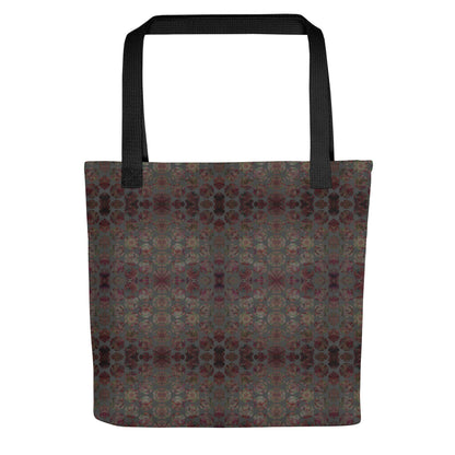 Vintage Abstract Pattern Tote Bag: Spacious Unisex Polyester Handbag