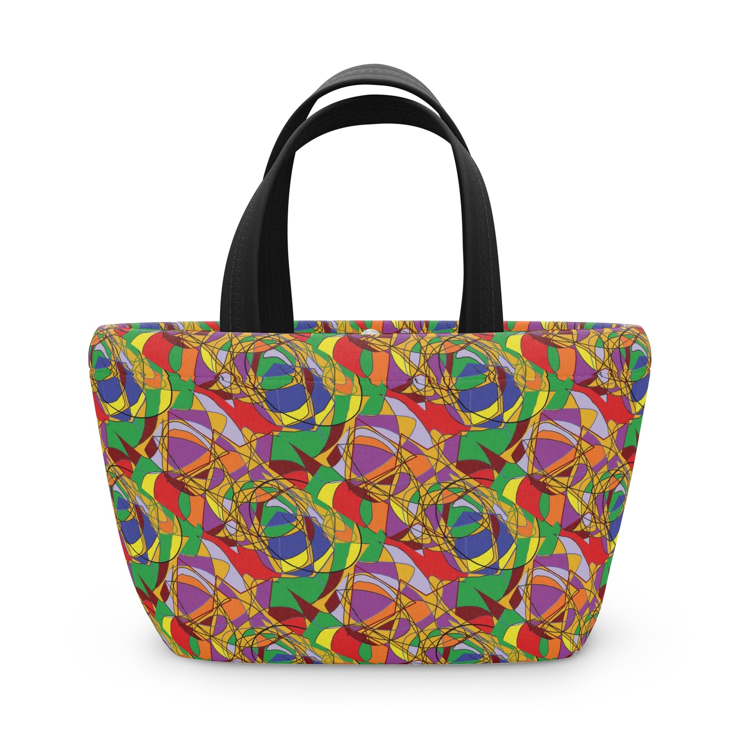 Vibrant Bag - Colorful Insulated Tote for Work, Picnics, Gifts, Eco-Friendly, Fun Design