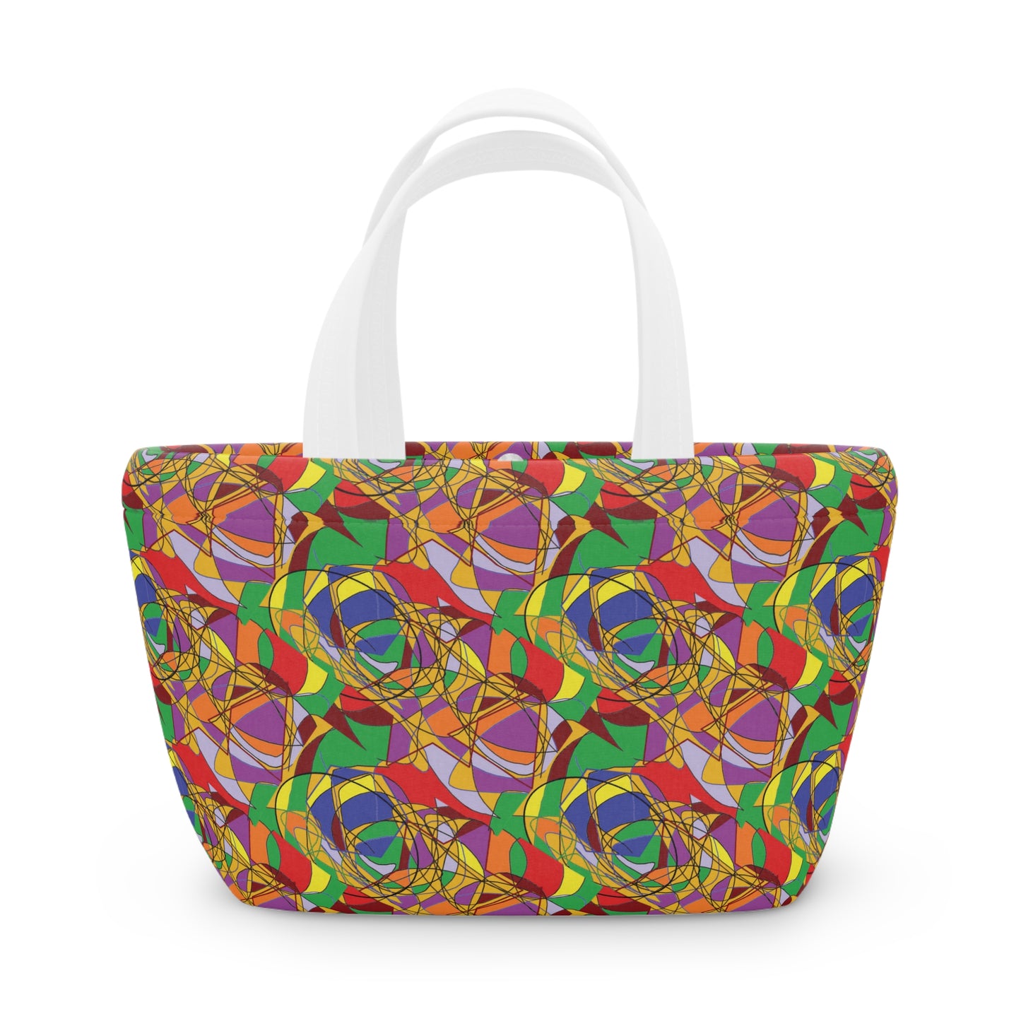 Vibrant Bag - Colorful Insulated Tote for Work, Picnics, Gifts, Eco-Friendly, Fun Design