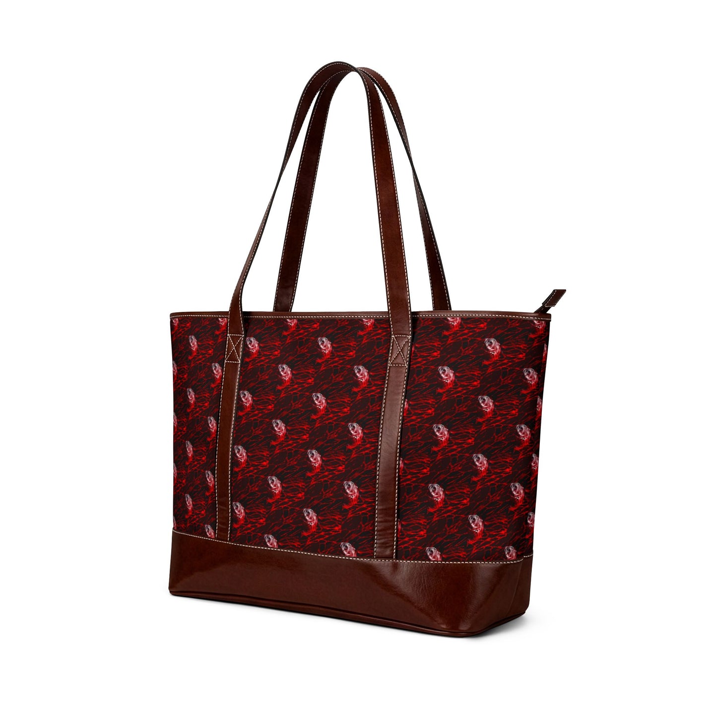 Red Roses Pattern Handbag – Romantic Floral Tote for Everyday & Gifts