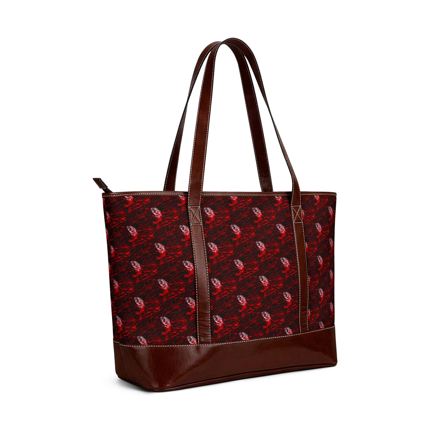 Red Roses Pattern Handbag – Romantic Floral Tote for Everyday & Gifts