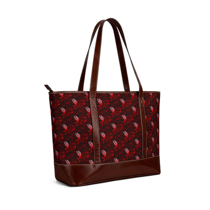 Red Roses Pattern Handbag – Romantic Floral Tote for Everyday & Gifts