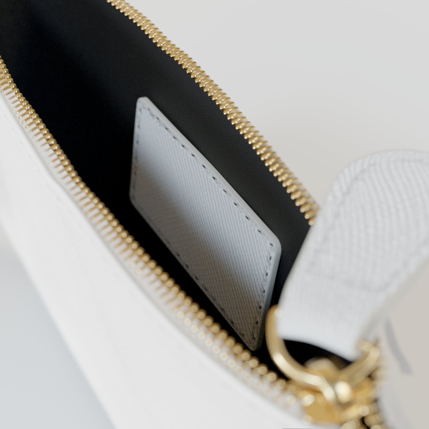 Mini Clutch Bag — Minimalist Black Ink Rorschach Design with "Anomé" Text