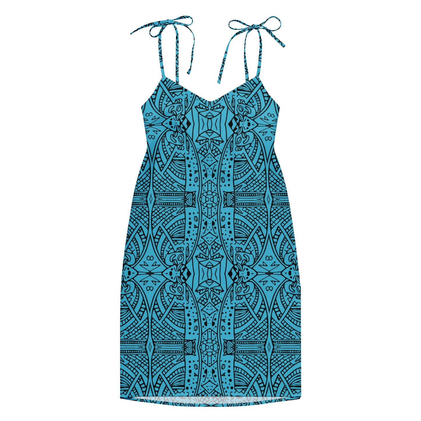 Boho Chic Adjustable Strap Dress, Summer Festival Sling Dress