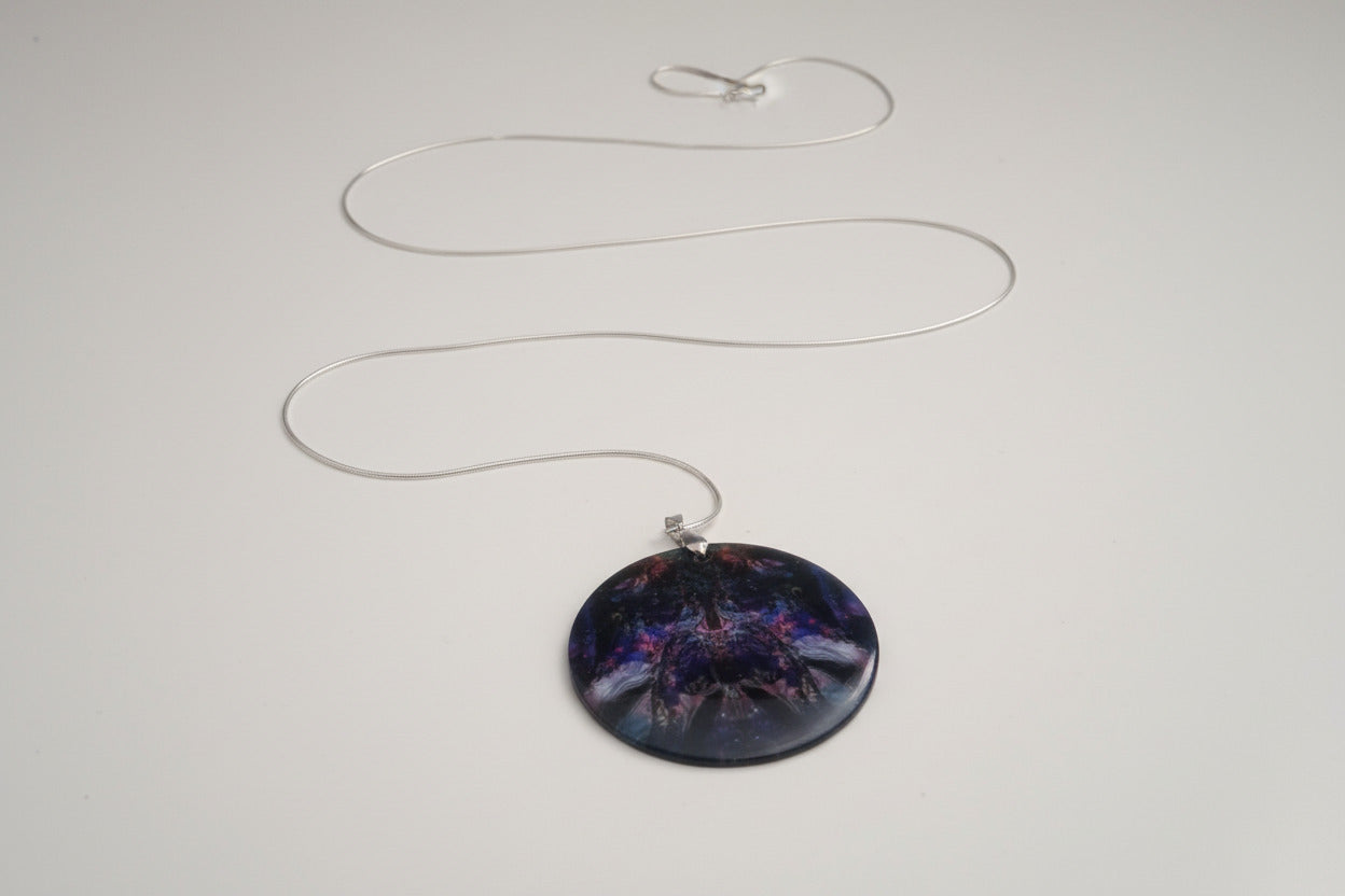 The Celestial Nebula Medallion Necklace
