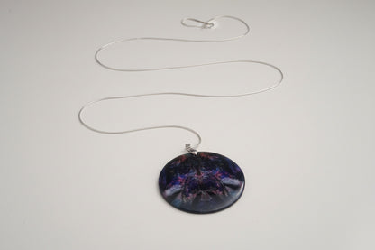 The Celestial Nebula Medallion Necklace