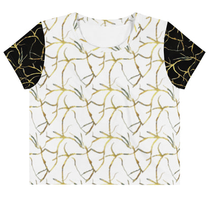 Chic Floral ice breaker Crop Top for Women - Stylish & Comfortable