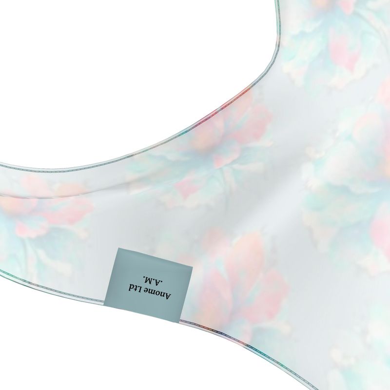 Floral Halter Bandana Top – Tropical Bloom Print