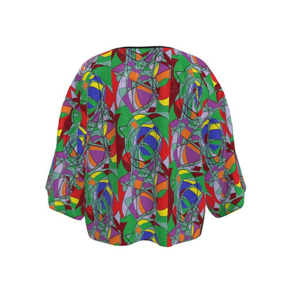 Abstract Kaleidoscope Kimono Jacket
