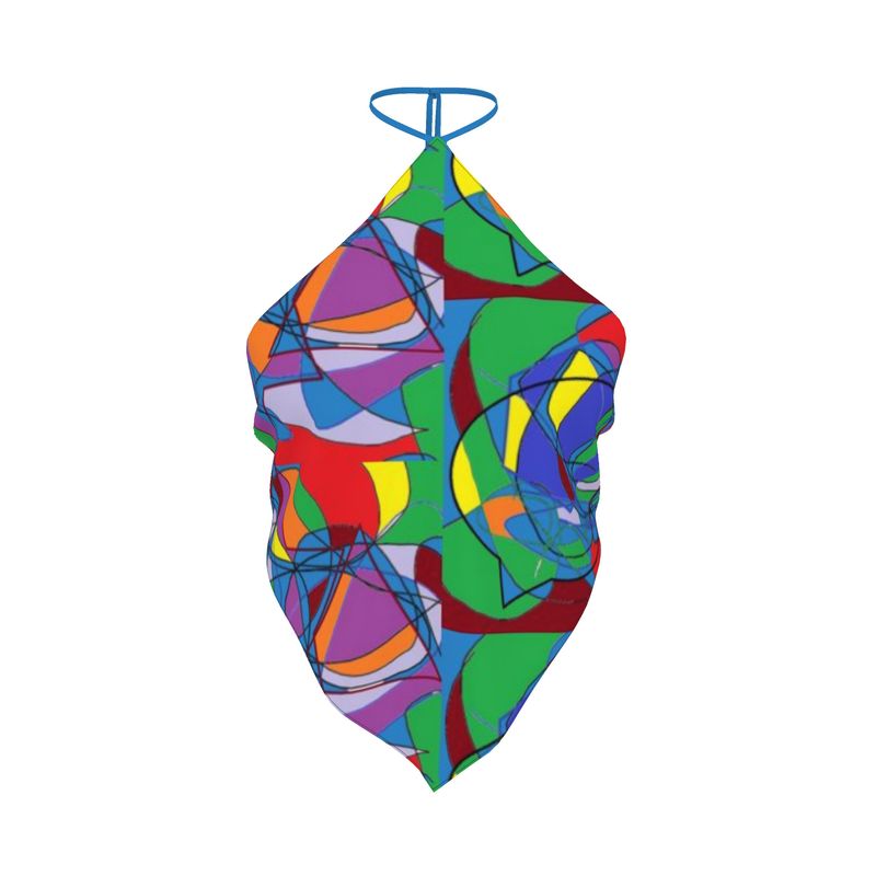 Bandana Top- Kaleidoscope Dream Bandana Halter Top