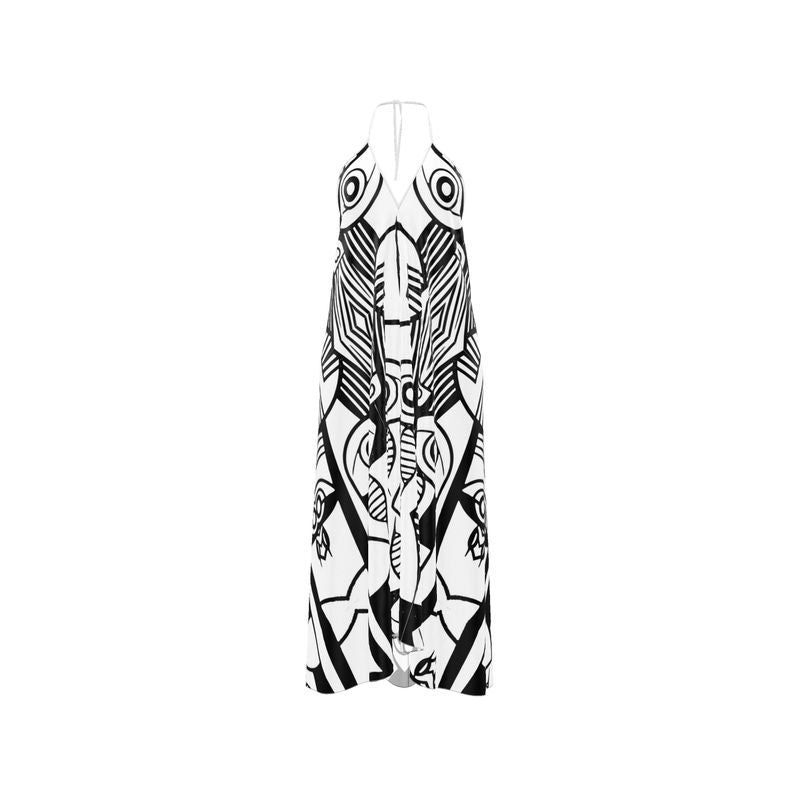 Monochrome Halterneck Maxi