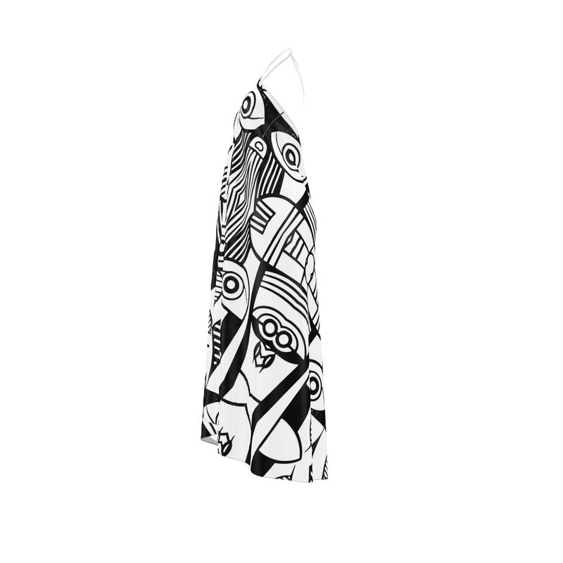 Monochrome Halterneck Maxi