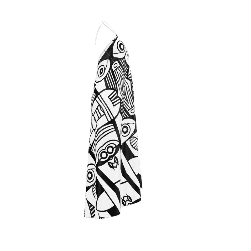 Monochrome Halterneck Maxi