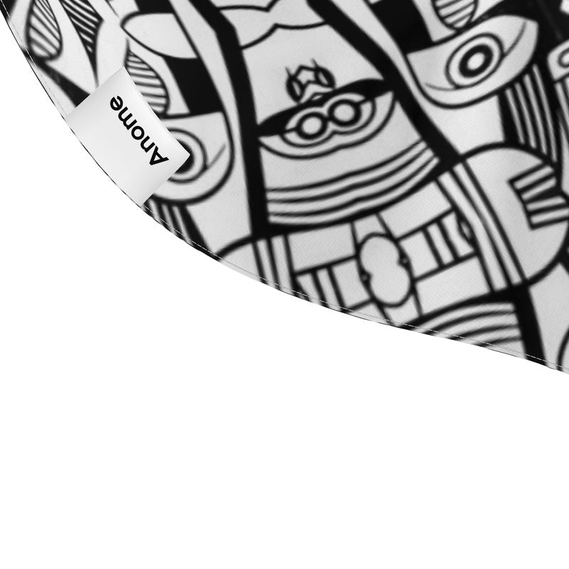 Geometric Totem Pattern Bandana Top