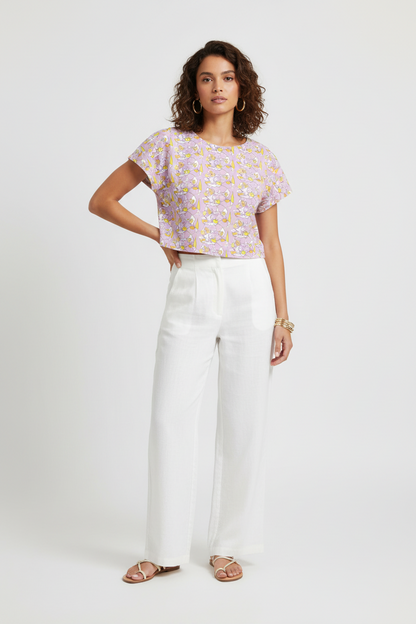 Ladies floral  Crop Top