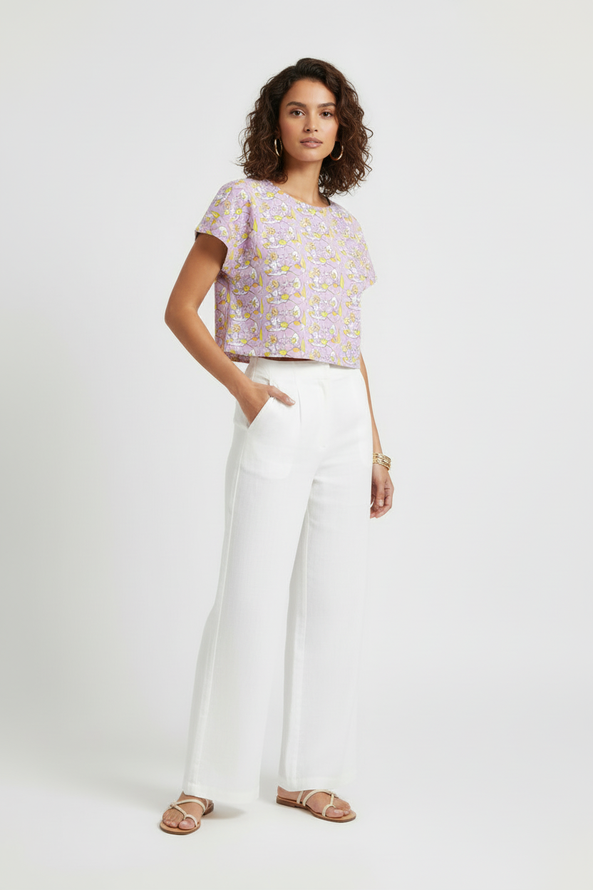Ladies floral  Crop Top