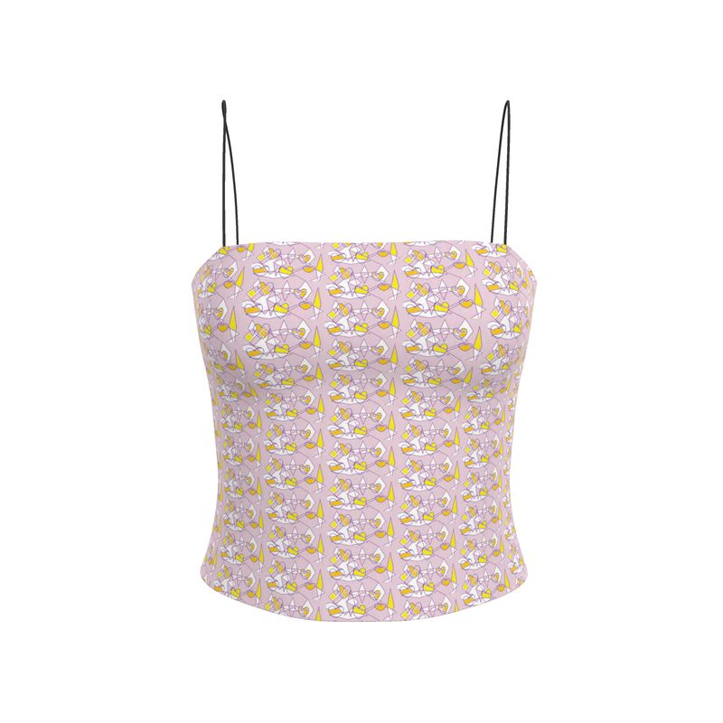 Ladies Strappy Top- The "Doodle & Dazzle" Cami