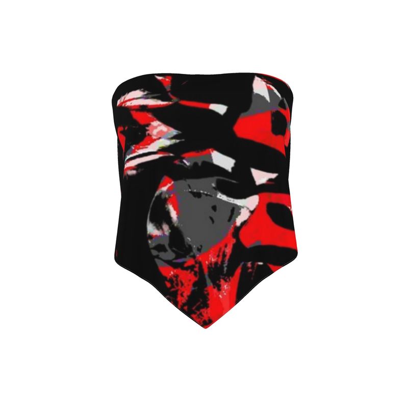 Crimson Kaleidoscope- Bandana Top
