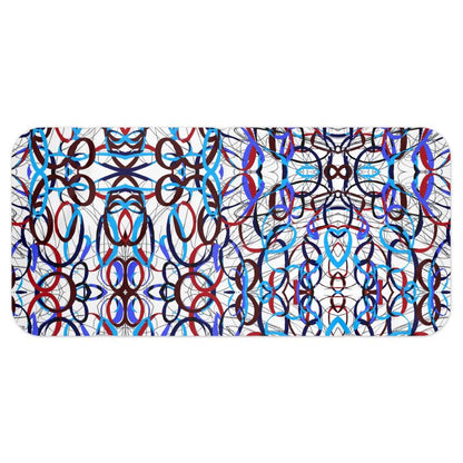 Electric Orbit: Abstract Kinetic Scribble Blanket Scarf