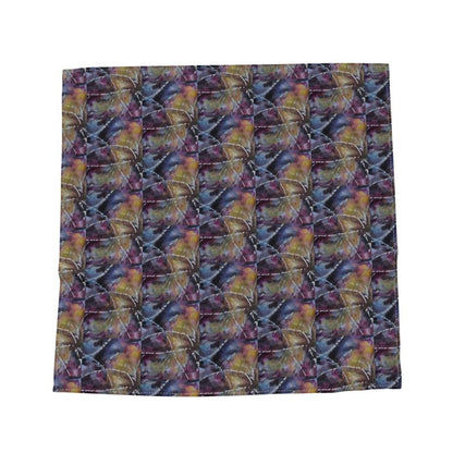 Midnight Nebula Satin Silk Bandana