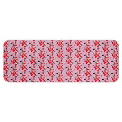 Winter Bloom Fleece Blanket Shawl