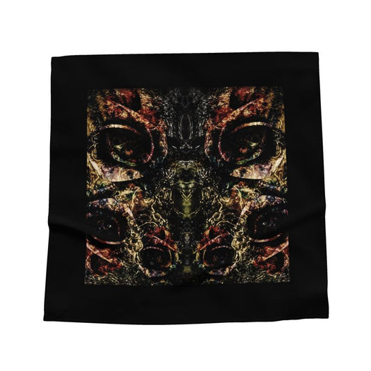 Midnight Totem Silk Bandana