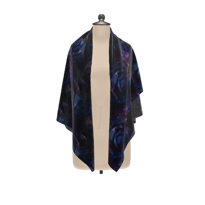 Celestial Nebula Luxury Silk-Feel Scarf