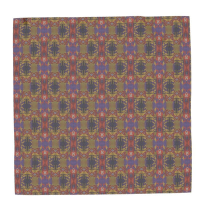 Enchanted styled Tapestry Satin Silk Scarf Wrap or Shawl