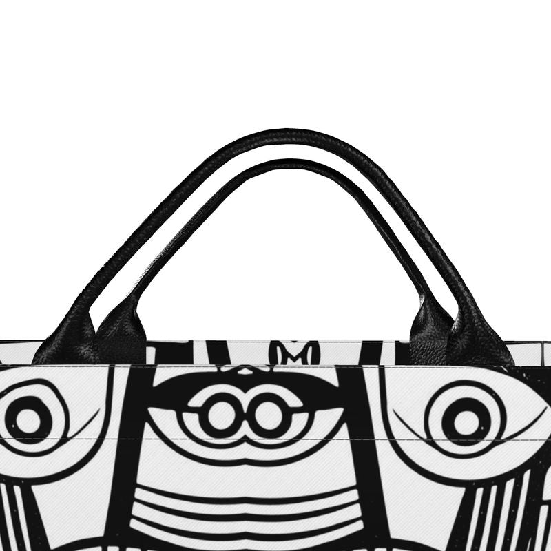 Black & White Art Print Carryall Tote Bag