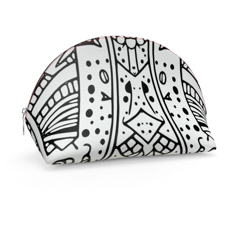 Midnight Tribal Luxe Shell Coin Purse