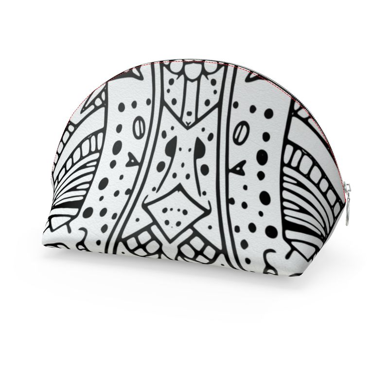 Midnight Tribal Luxe Shell Coin Purse