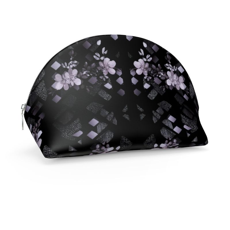 Midnight Blossom Shell Coin Purse