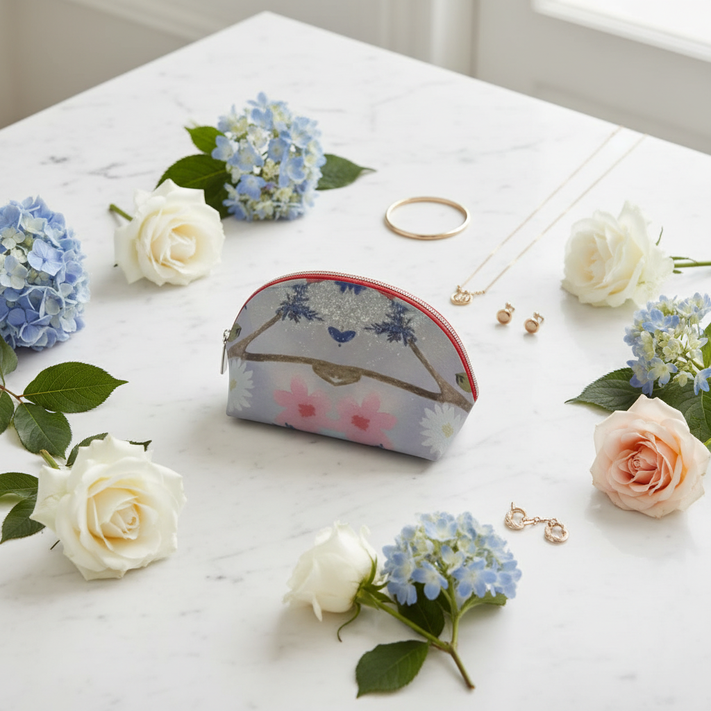 Blossom Luxe Shell Coin Purse