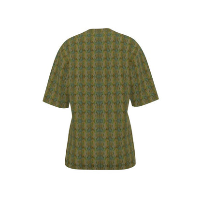 Moss Mosaic Oversized Graphic Oversized T-Shirt